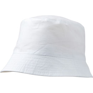 bob casquette publicitaire Blanc Blanc