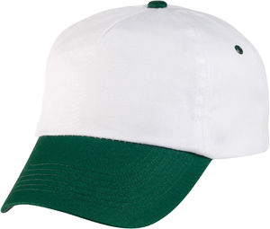 casquette publicitaire Blanc Vert
