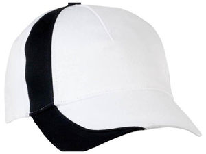 casquettes publicitaire Blanc Noir