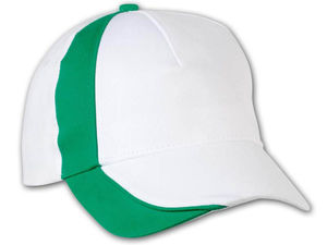 casquettes publicitaire Blanc Vert