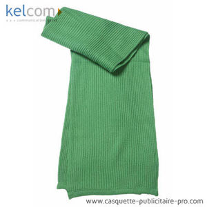 Echarpe tricotée personnalisable Vert